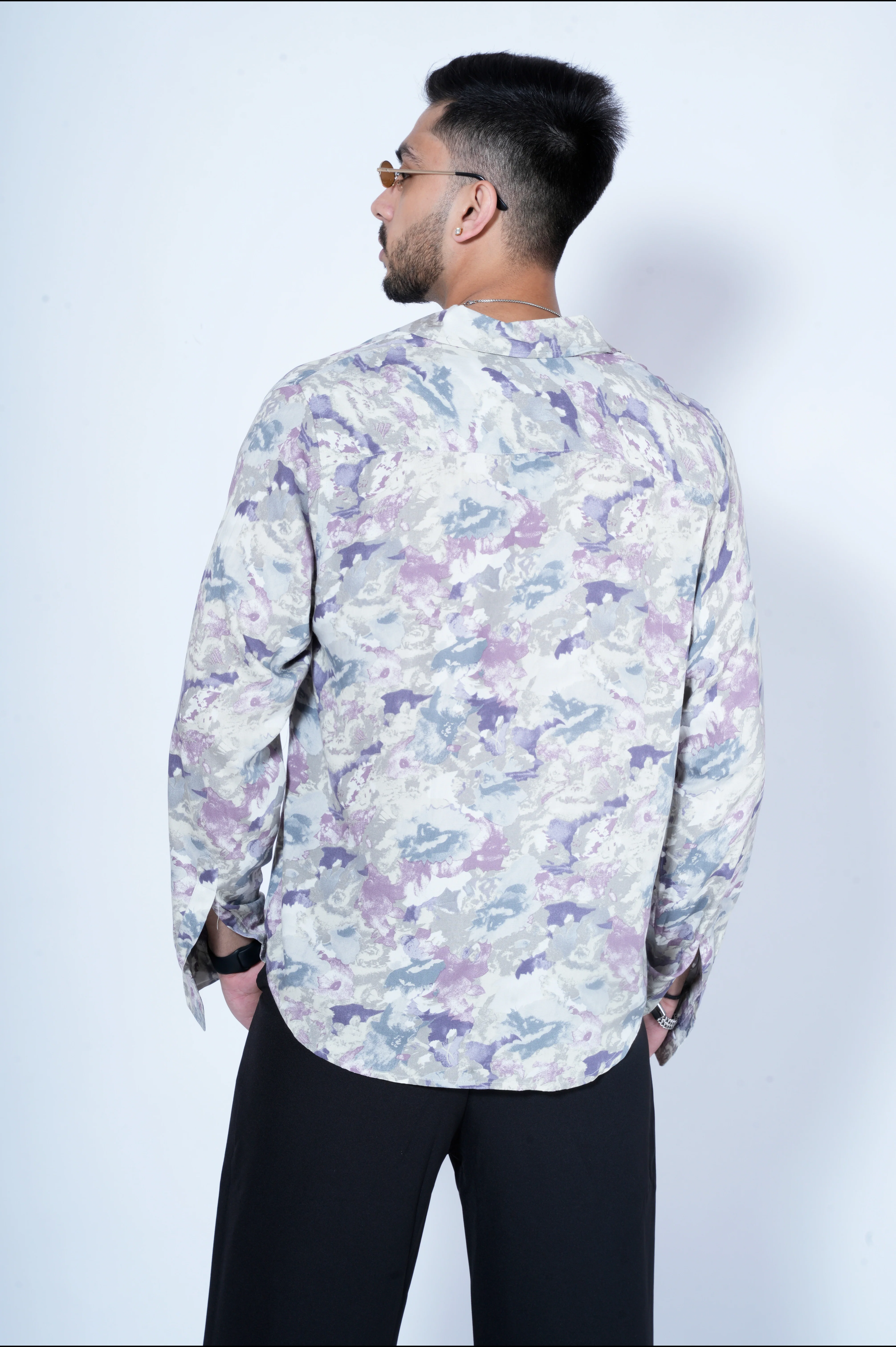 Blended Bloom Print Full Sleeves Shirt - Image 2