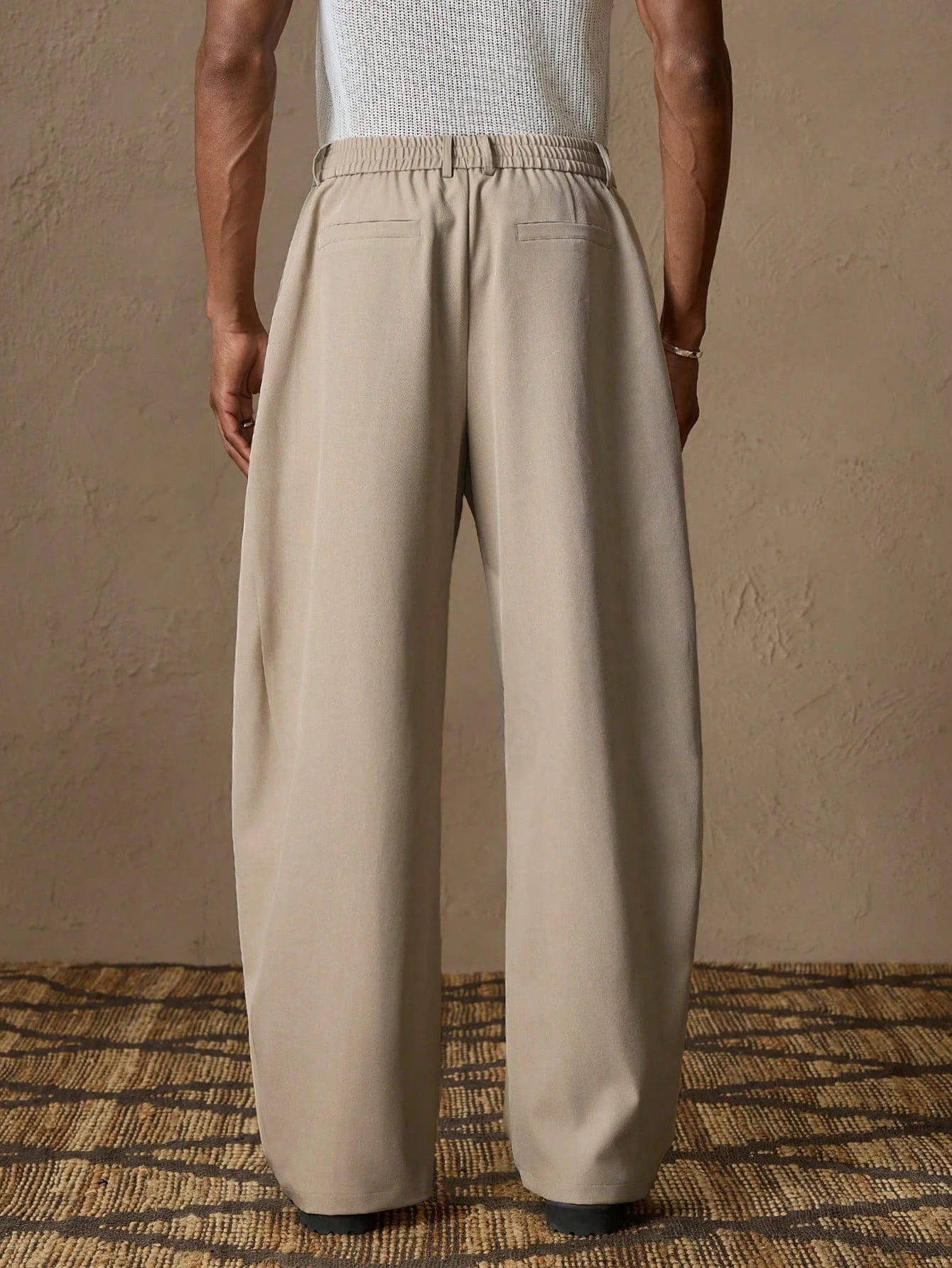 Draped Game Pleated Trouser - Image 2