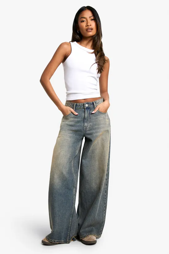 Fade Dusk Blue Wide Leg Jeans - Image 2