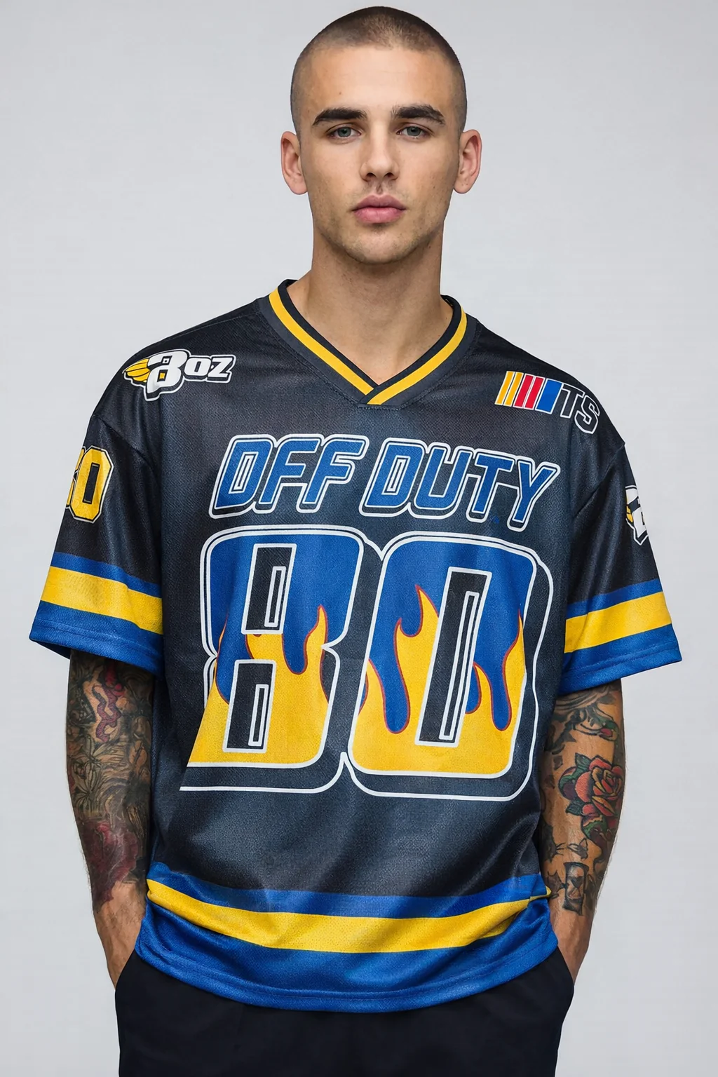 Fire Racer Jersey Tee