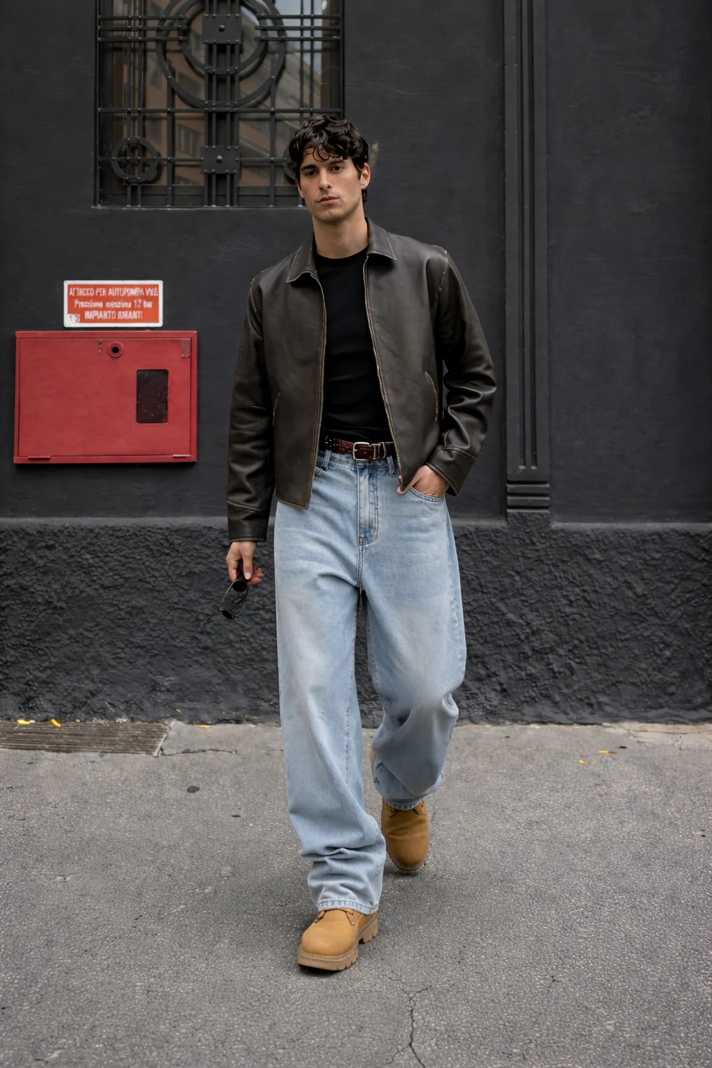 Muted Blue Baggy Jeans - Image 2