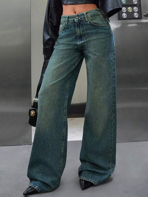 Shade Flow Wide Leg Jeans - Image 2