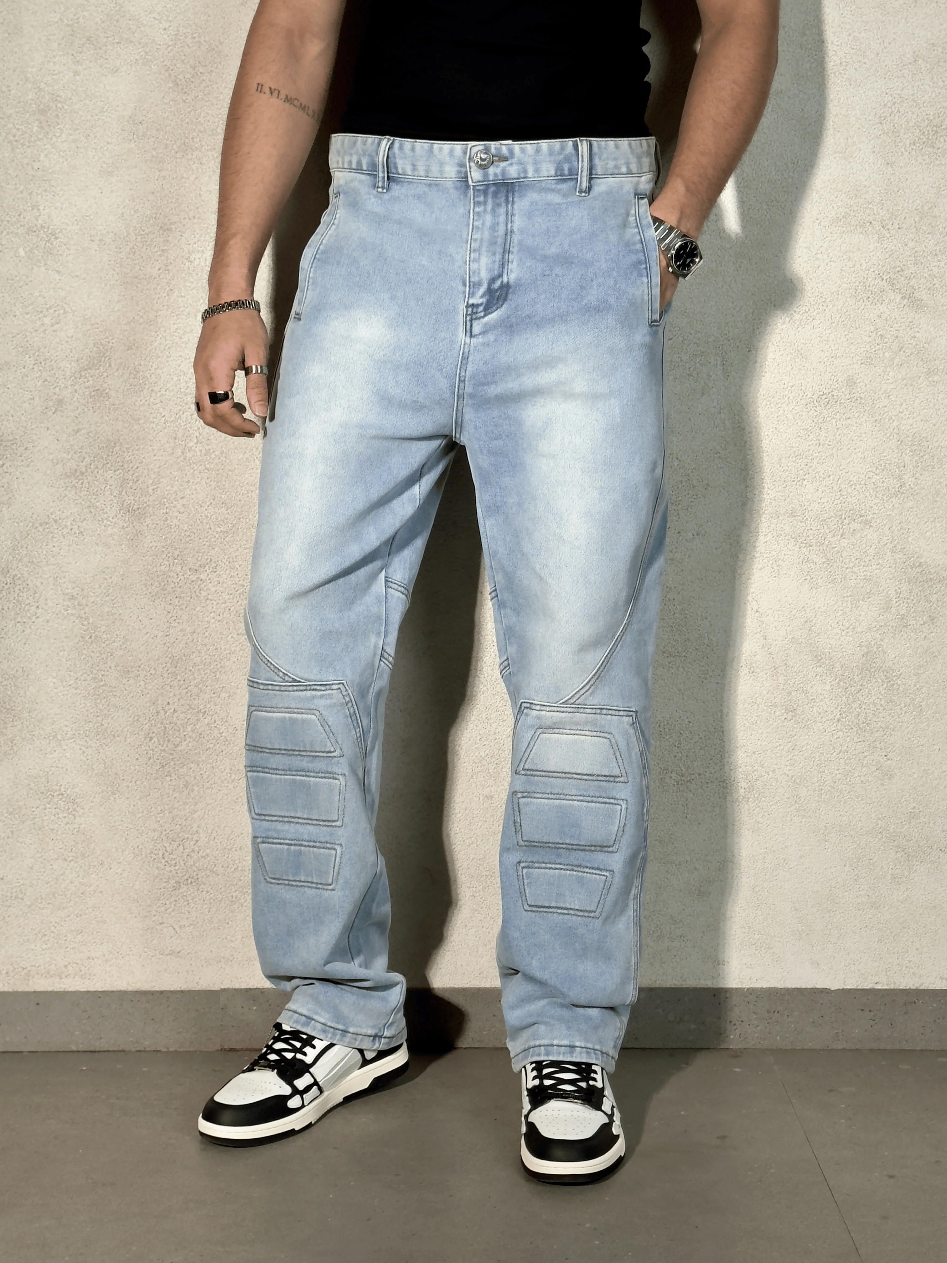 Urban Moto Straight Leg Jeans
